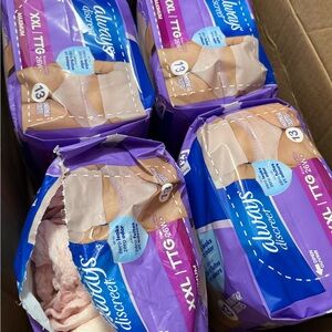 26 Count  XXL Always Discreet Maximum Underwear new pack